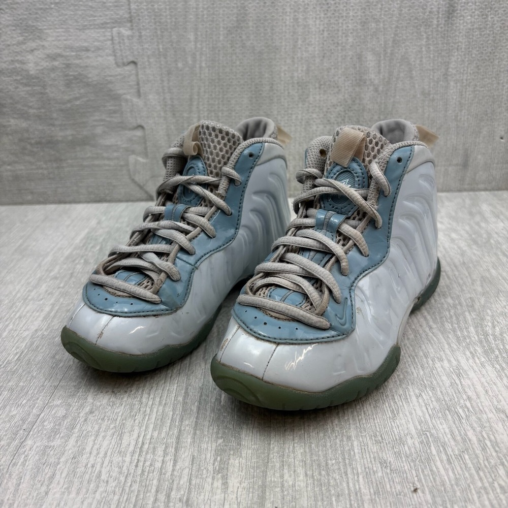 Nike Little Posite One PS Athletic Shoes Youth Kids 12C Aura Blue DM1095-400